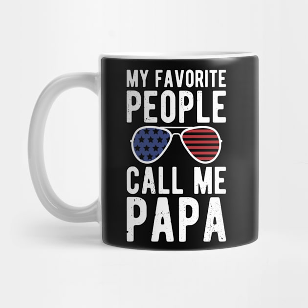 My Favorite People Call Me Papa gifts for him by Gaming champion